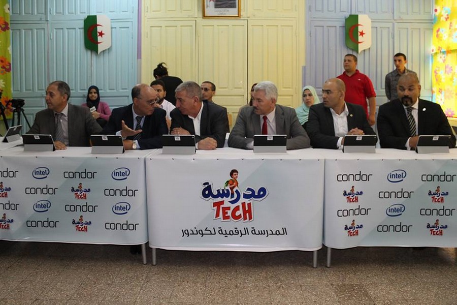 كوندور تطلق المدرسة الرقمية في الجزائر بمدرسة تاوانزا ببني يزجن بغرداية