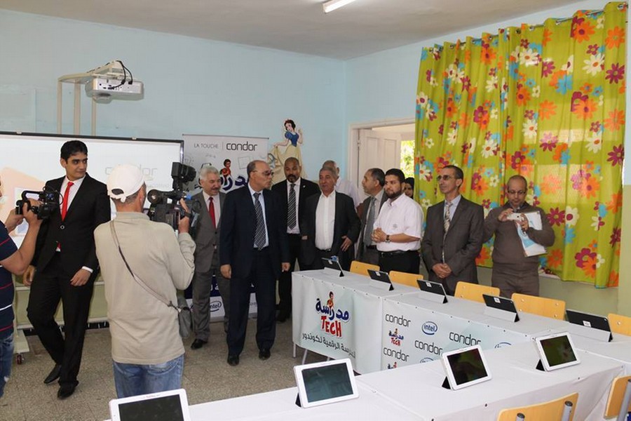 كوندور تطلق المدرسة الرقمية في الجزائر بمدرسة تاوانزا ببني يزجن بغرداية